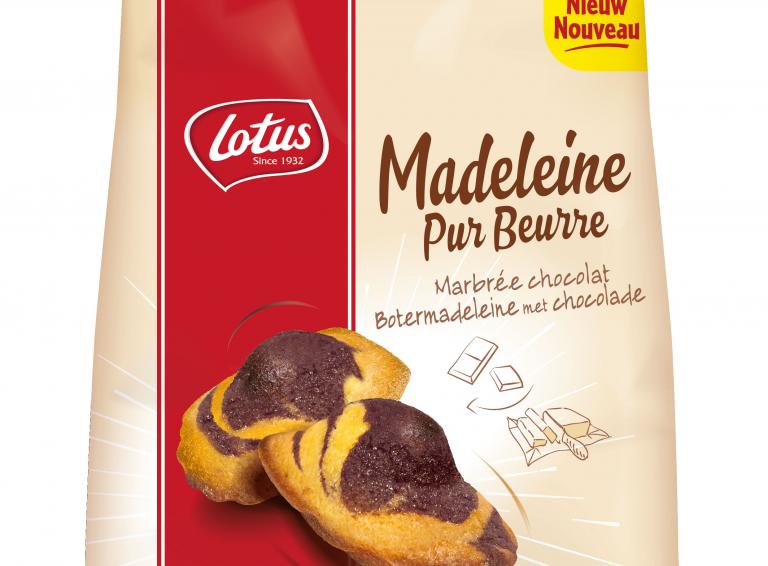 Botermadeleine met chocolade